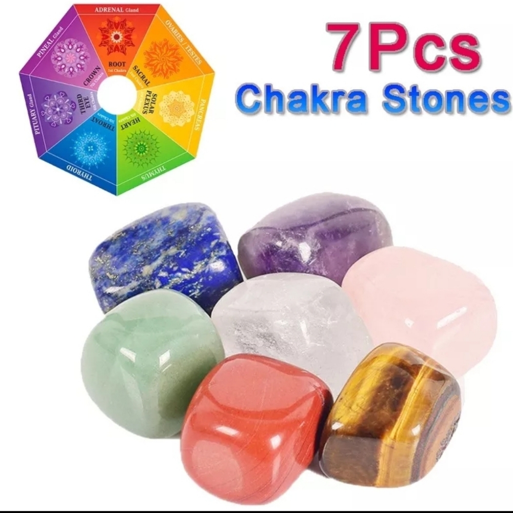 CHAKRA CLEANSING BALANCING KIT. 7 STONES - Picture 3 of 6
